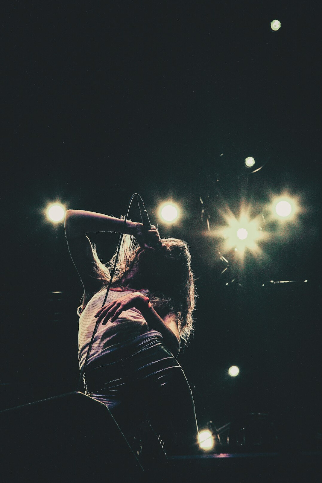 famous singer on stage